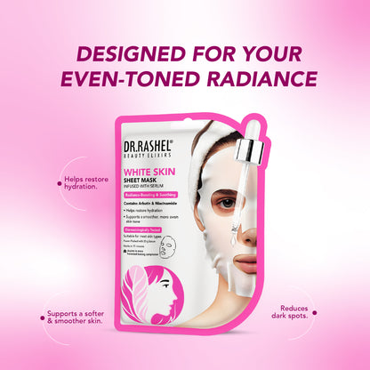 White Skin Sheet Mask with Serum