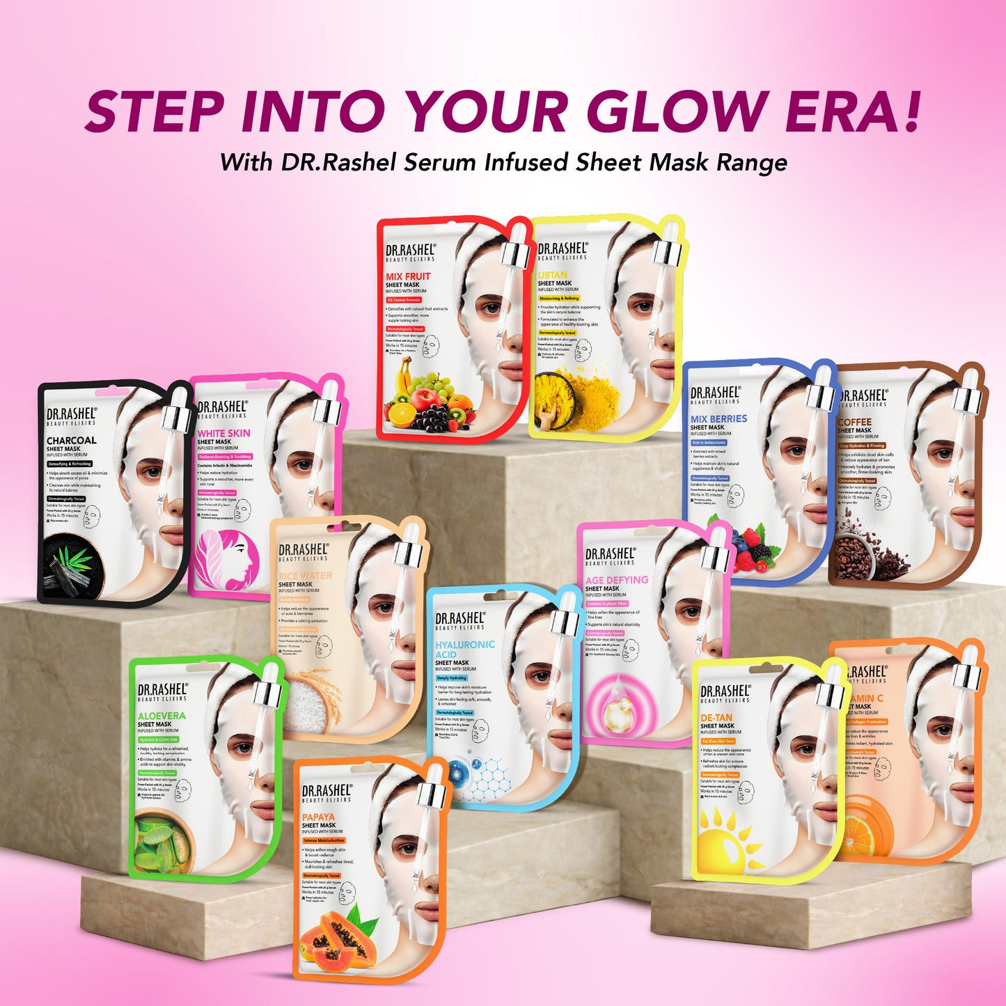 White Skin Sheet Mask with Serum