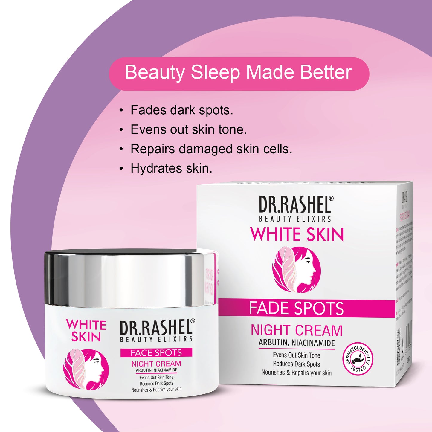 White Skin Face Night Cream - 50 Gm