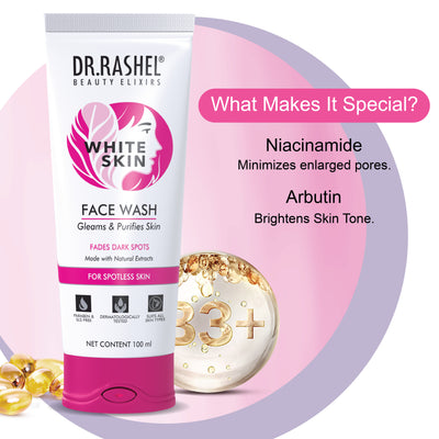 Dr.Rashel White Skin Face Wash - 100 Ml