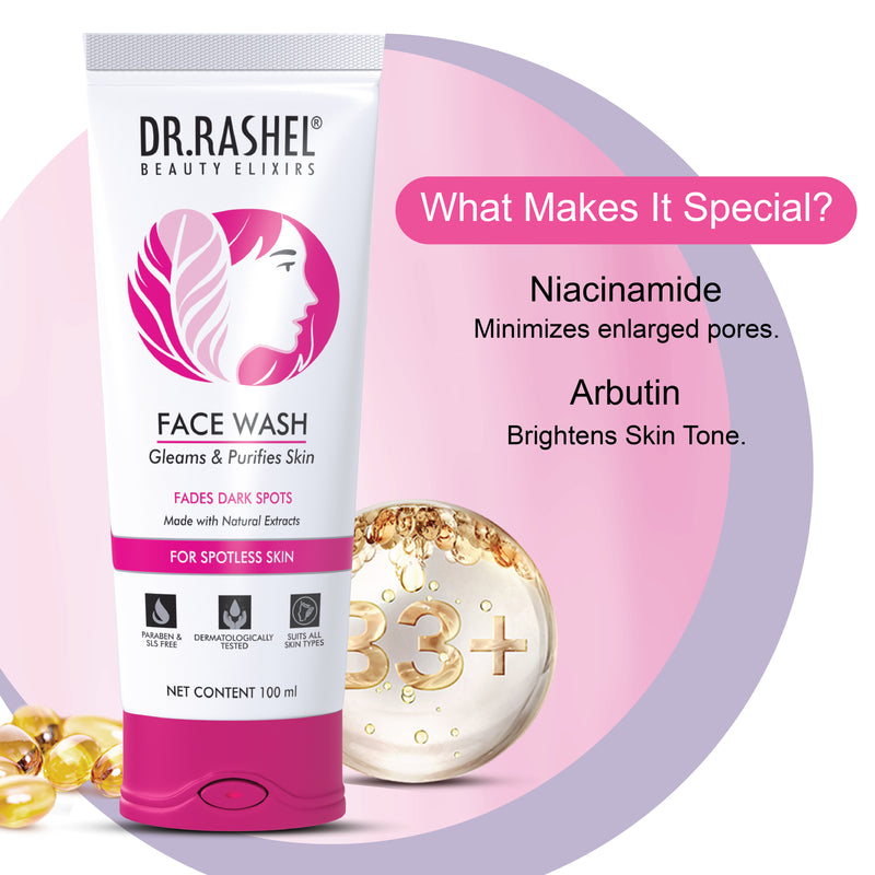 Dr.Rashel White Skin Face Wash - 100 Ml
