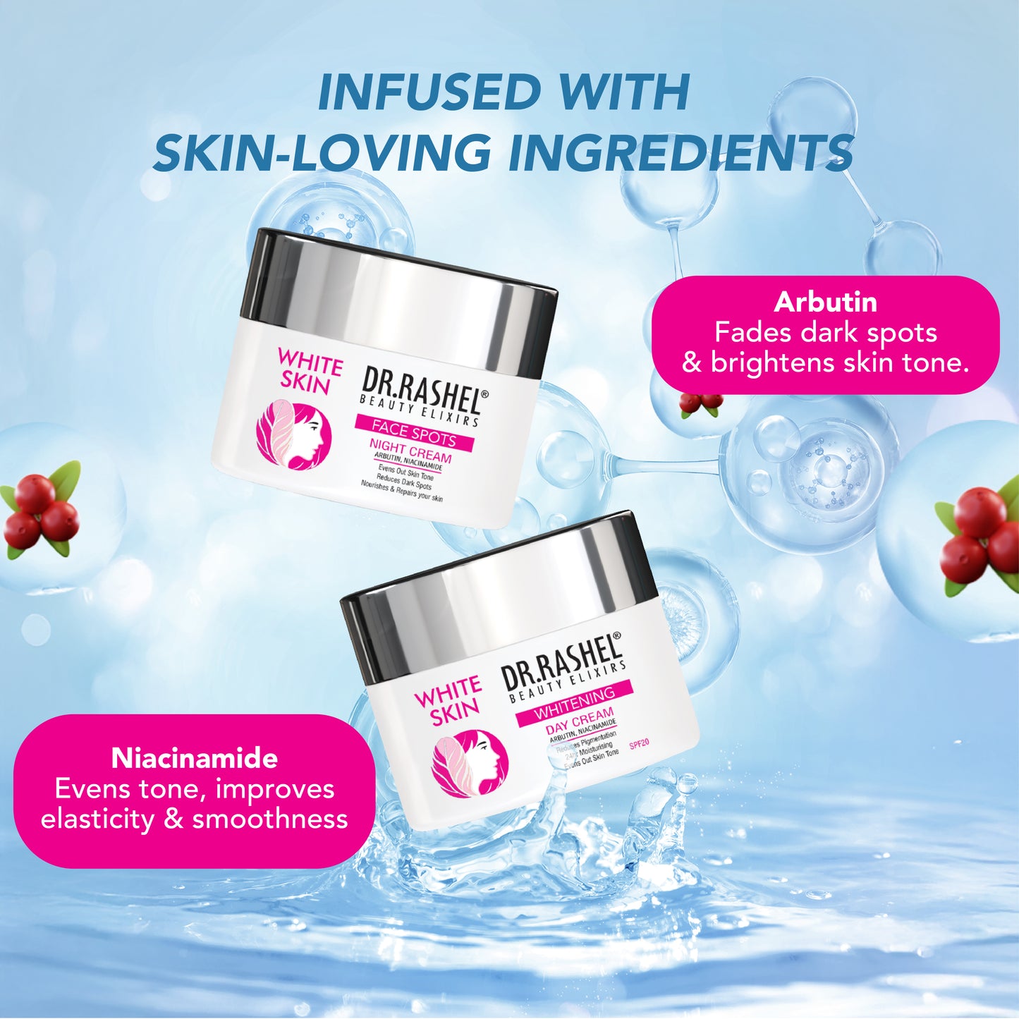 White Skin Day & Night Cream Combo