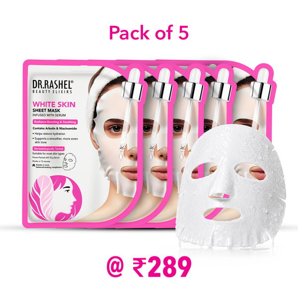 White Skin Sheet Mask with Serum