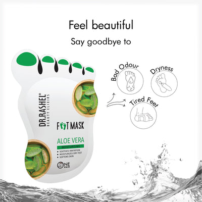 aloe vera exfoliating foot mask