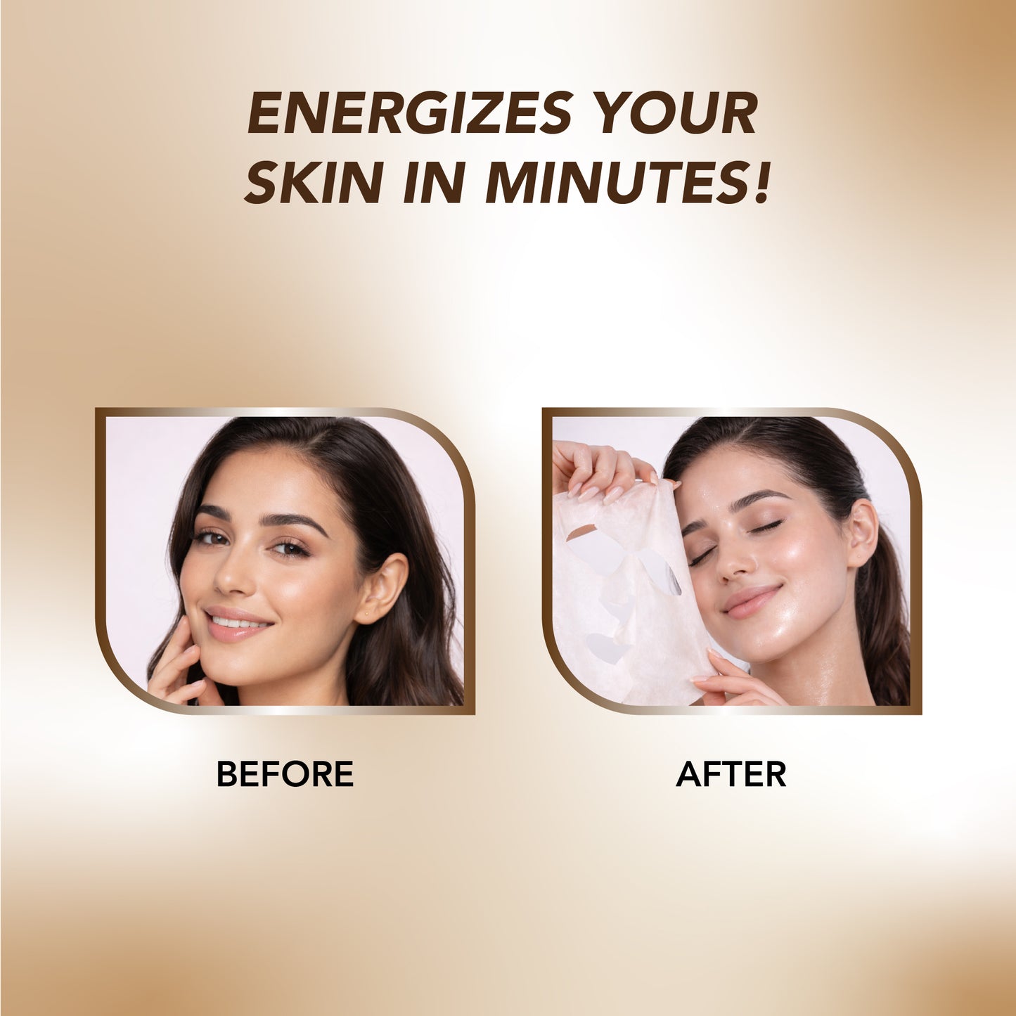 Coffee Sheet Mask with Serum Pack of 2