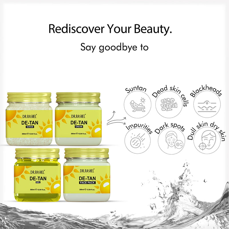 Detan Pack of 4 Mini Jar (180ml)