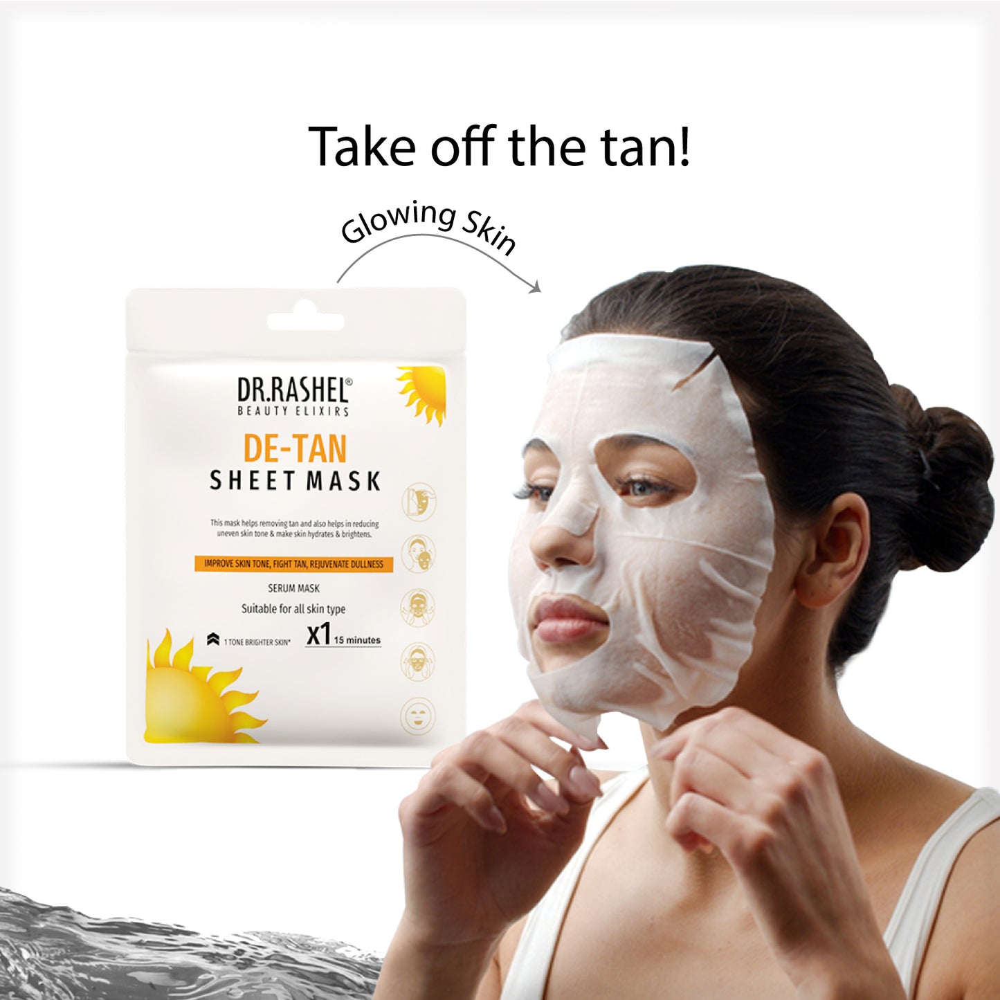 de tan sheet mask