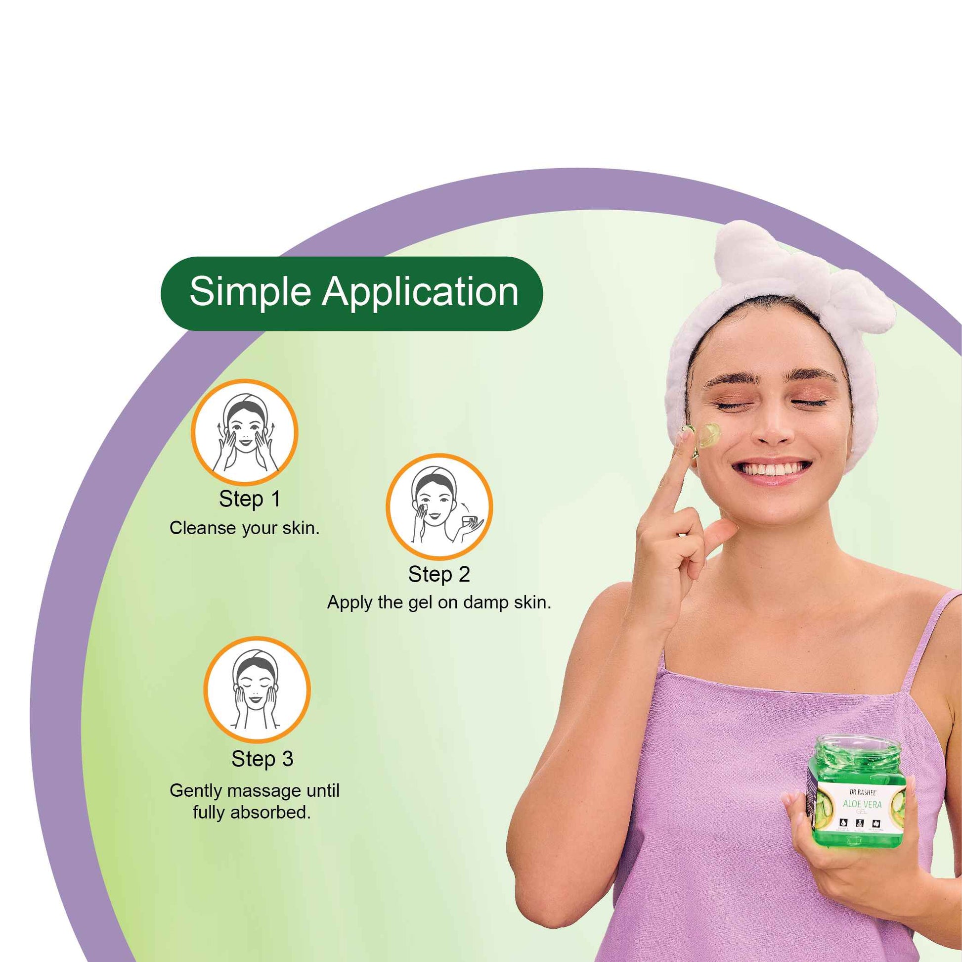 how to apply Aloe Vera Gel 