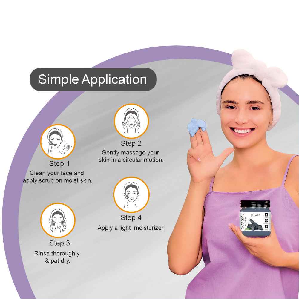 how to use charcoal scrub