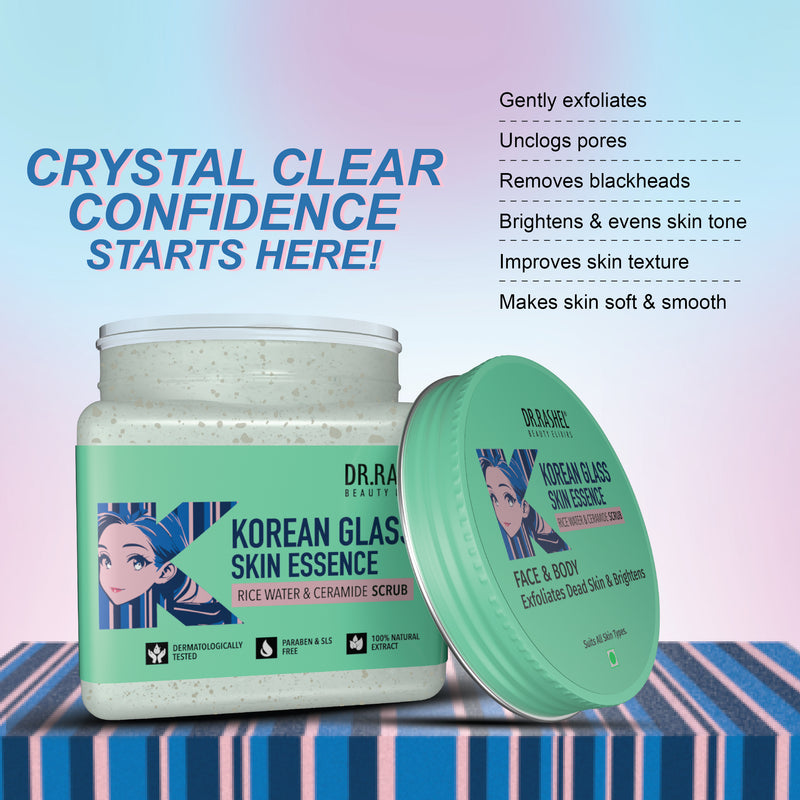 DR.Rashel Korean Glass Skin Essence Scrub