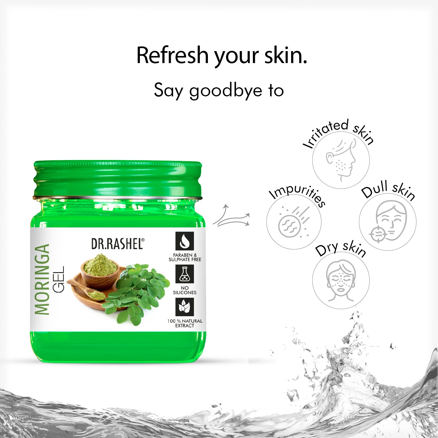 moringa gel for face