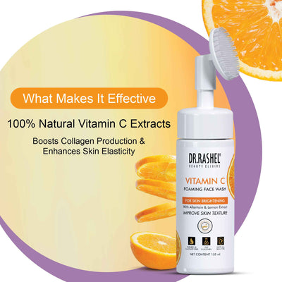 natural vitamin c foaming face wash