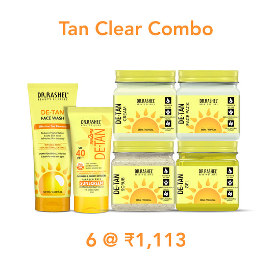 Tan Clear Combo | Buy 6 @ 30% Off
