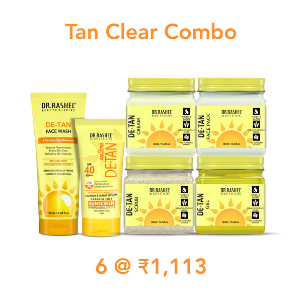 Tan Clear Combo | Buy 6 @ 30% Off