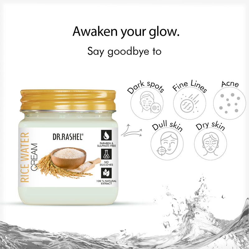 rice water cream for oily and dry skin