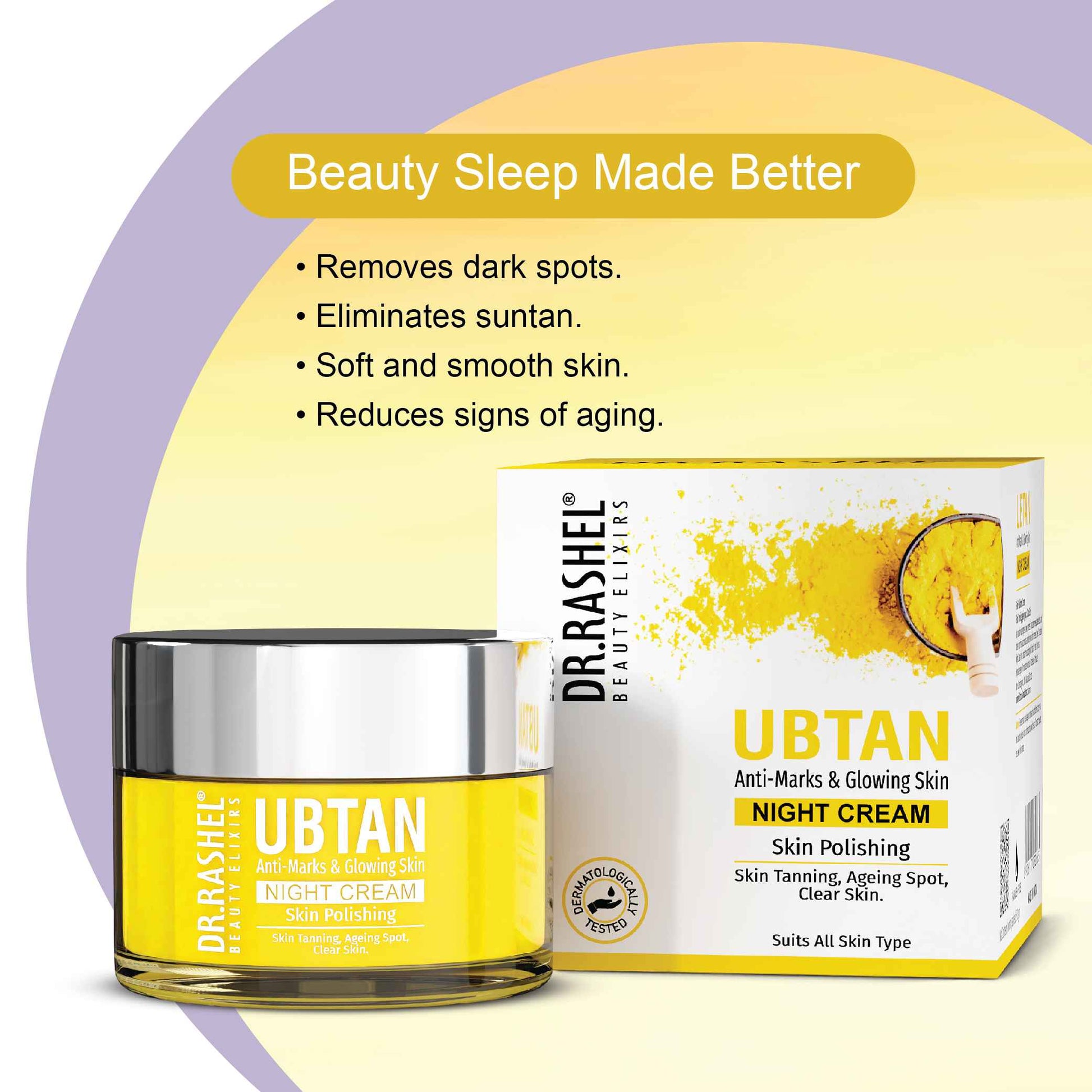 ubtan night cream benefits