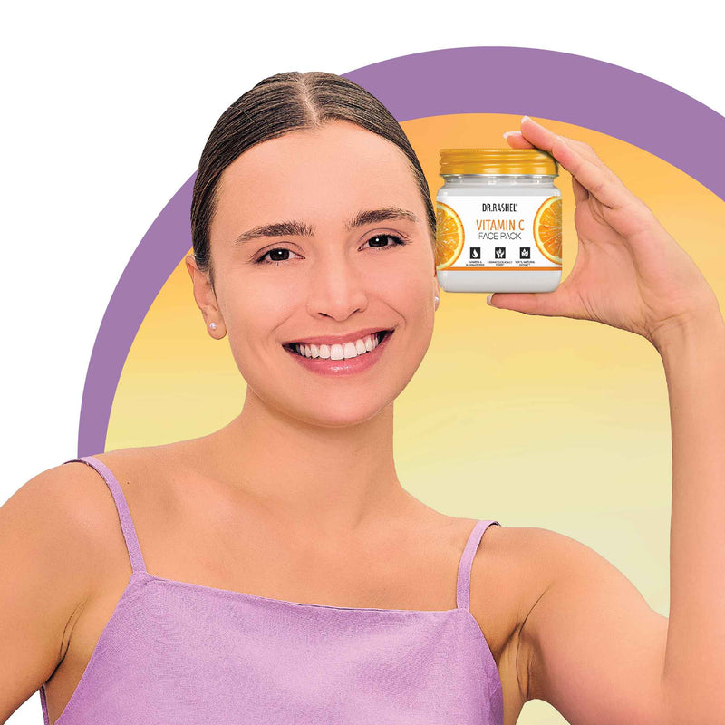 vitamin c face pack for glowing skin