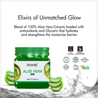 aloe vera gel, Dr.Rashel Aloe vera gel is made with aloe vera extract