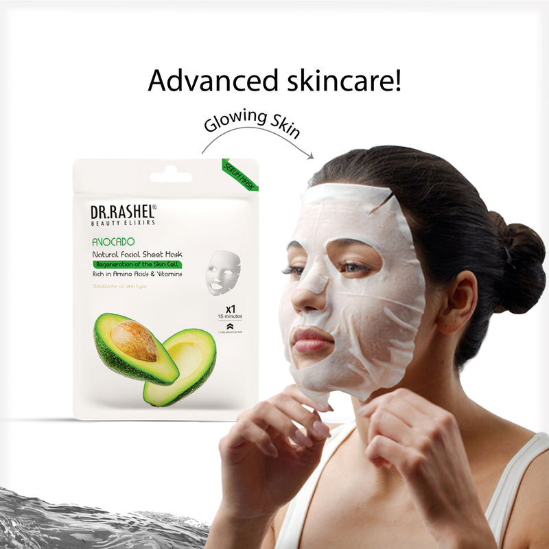 Avocado Sheet Mask with Serum (pack of 2)