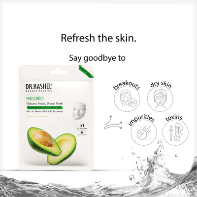 Avocado Sheet Mask with Serum (pack of 2)