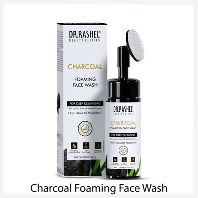 Dr.Rashel Charcoal Foaming Face Wash - 150 Ml