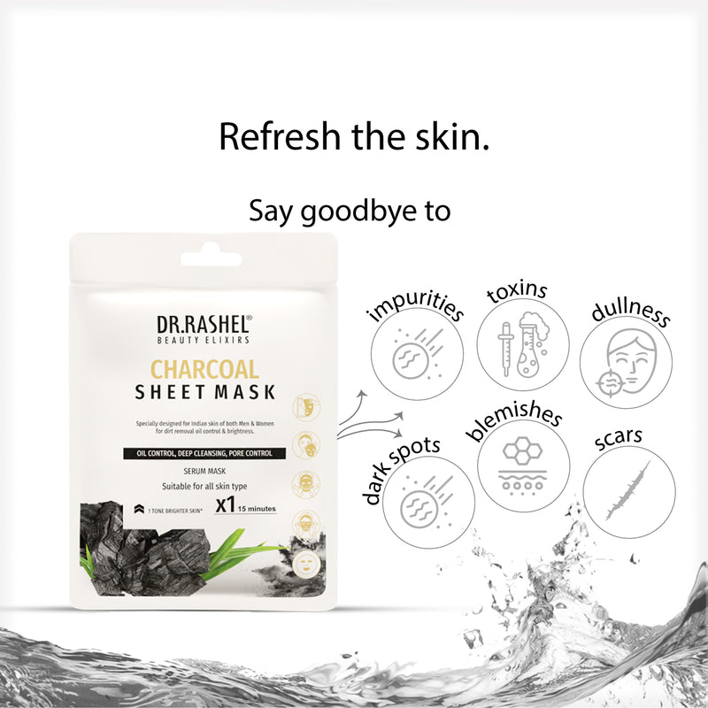 Charcoal Sheet Mask with Serum