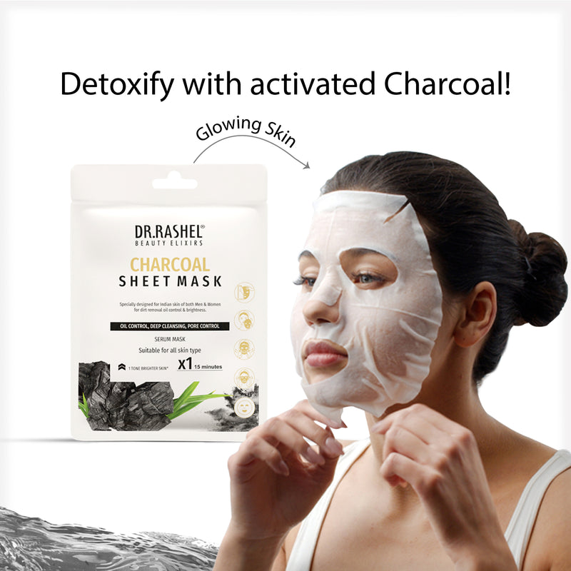 Charcoal Sheet Mask with Serum