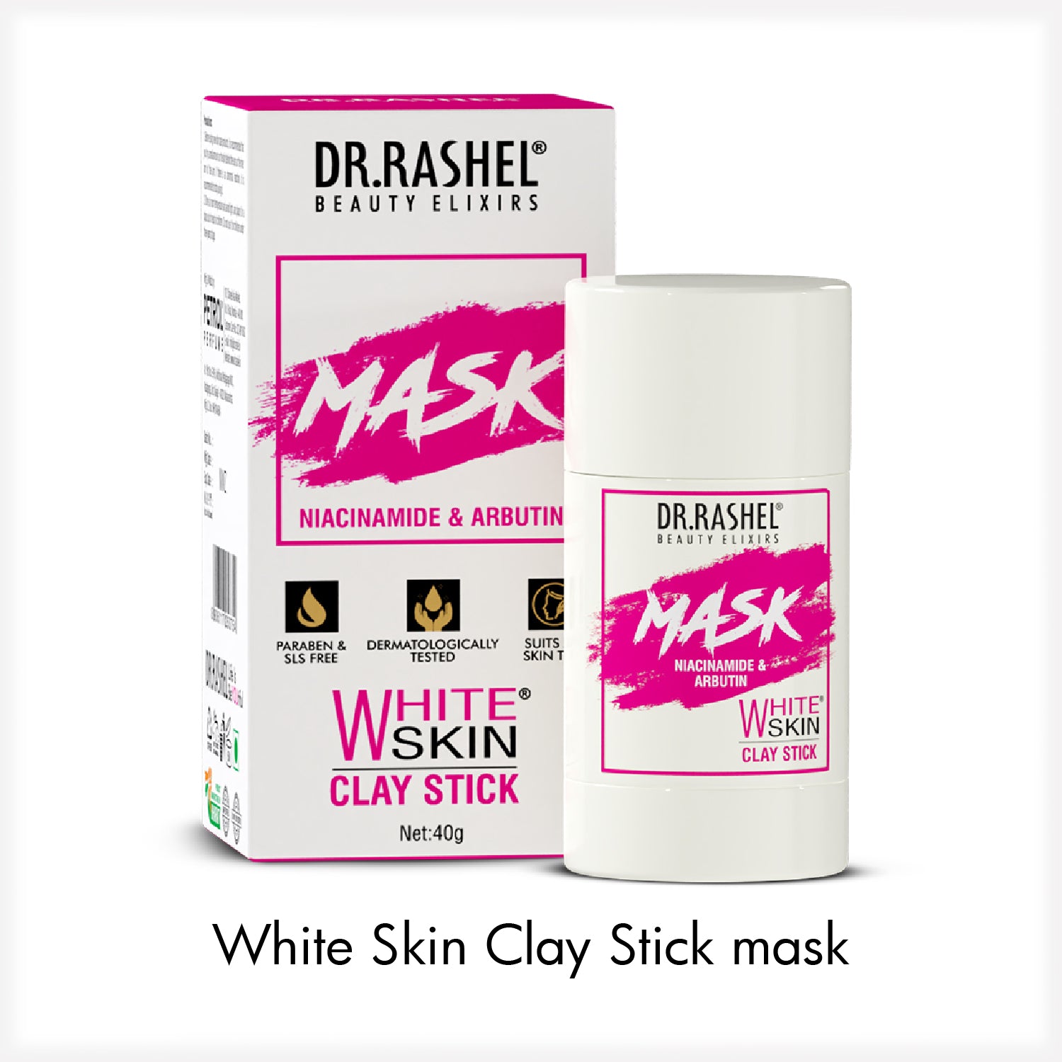 White Skin Clay Stick Mask for Pores
