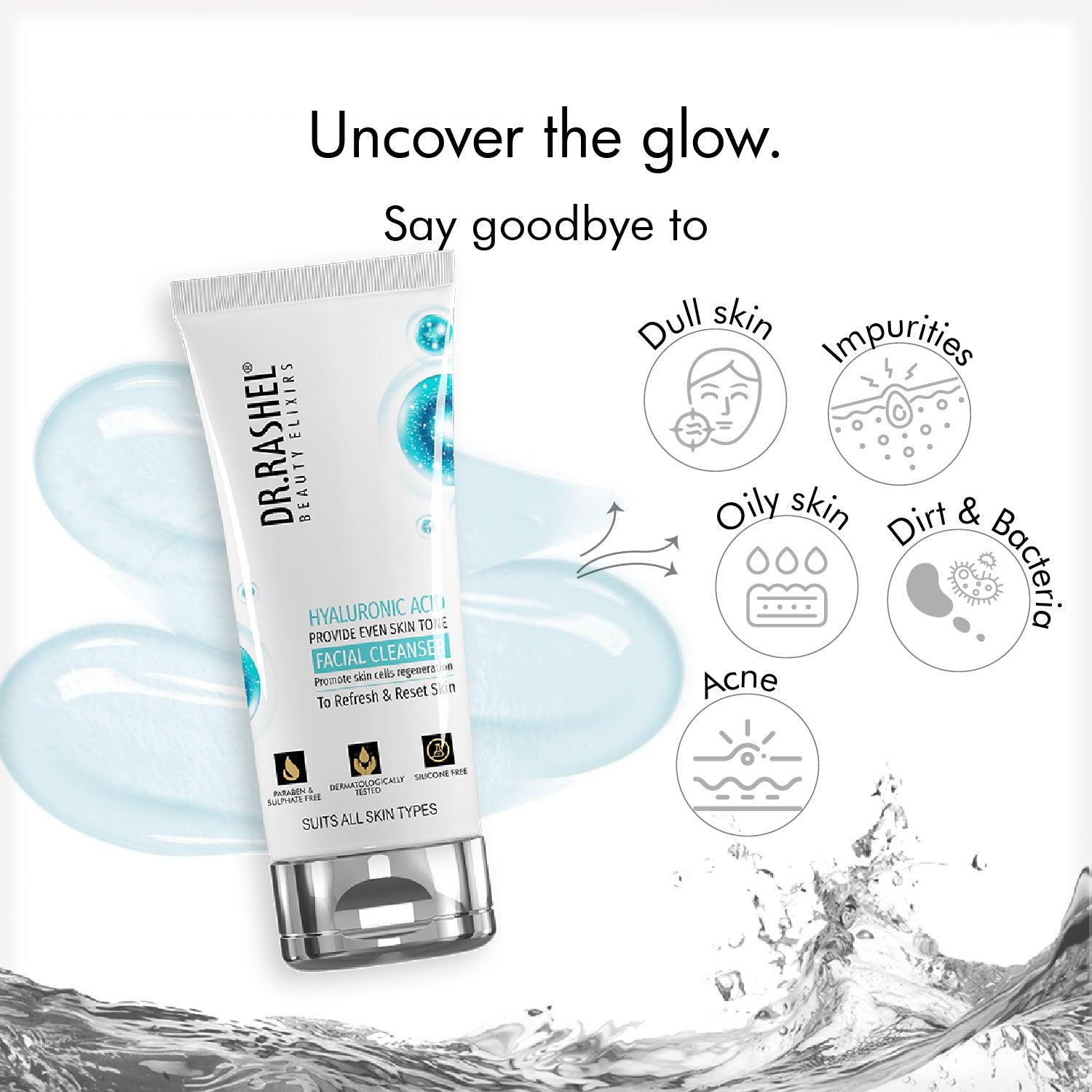 HYALURONIC ACID FACIAL CLEANSER - 80ML - Dr. Rashel