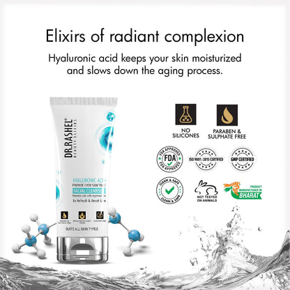 HYALURONIC ACID FACIAL CLEANSER - 80ML - Dr. Rashel