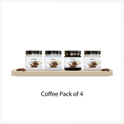 DR.RASHEL COFFEE PACK OF 4 (SCRUB, GEL, CREAM & FACEPACK) - 1520 ml