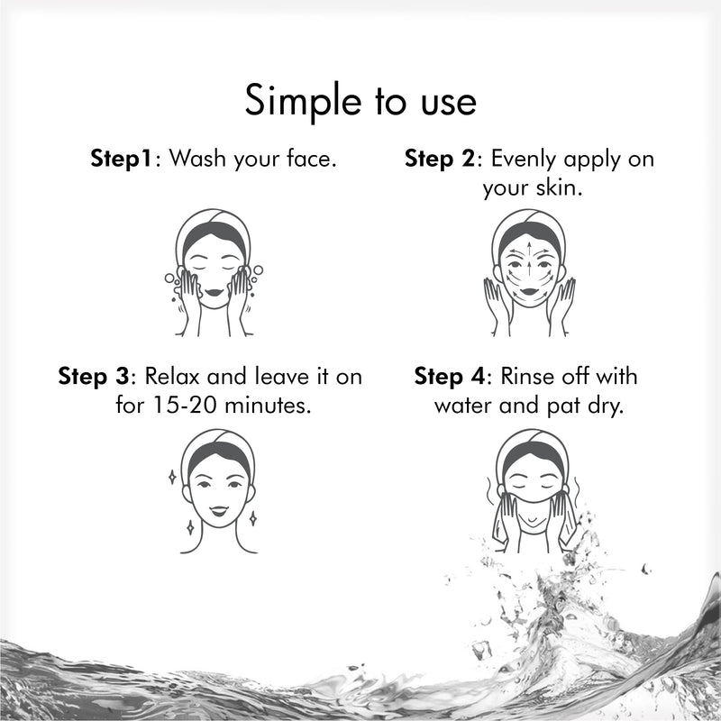 How to use de tan face pack
