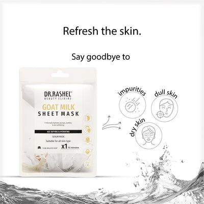 Goat Milk Sheet Mask with Serum (pack of 2)