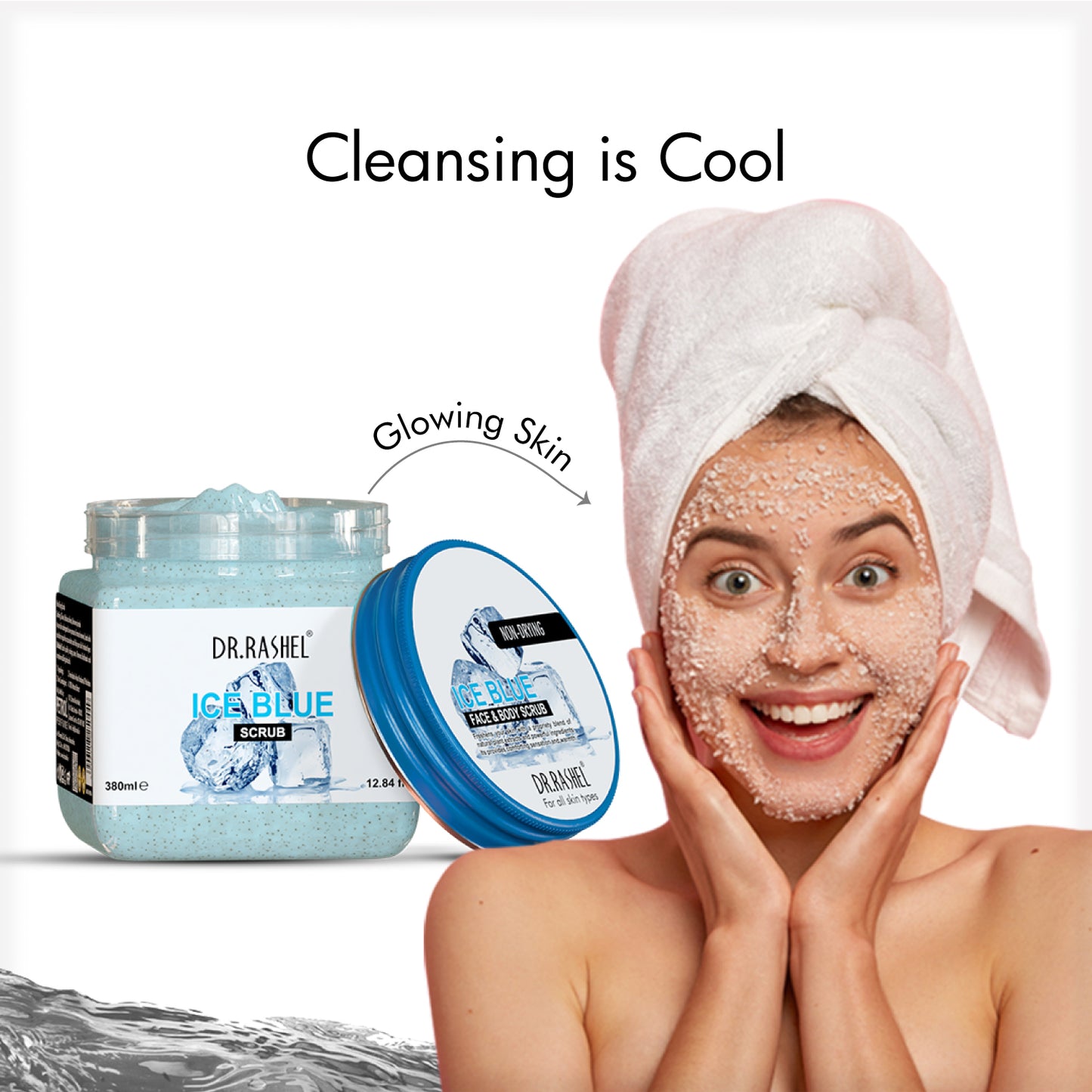 Ice Blue Scrub - 380 Ml