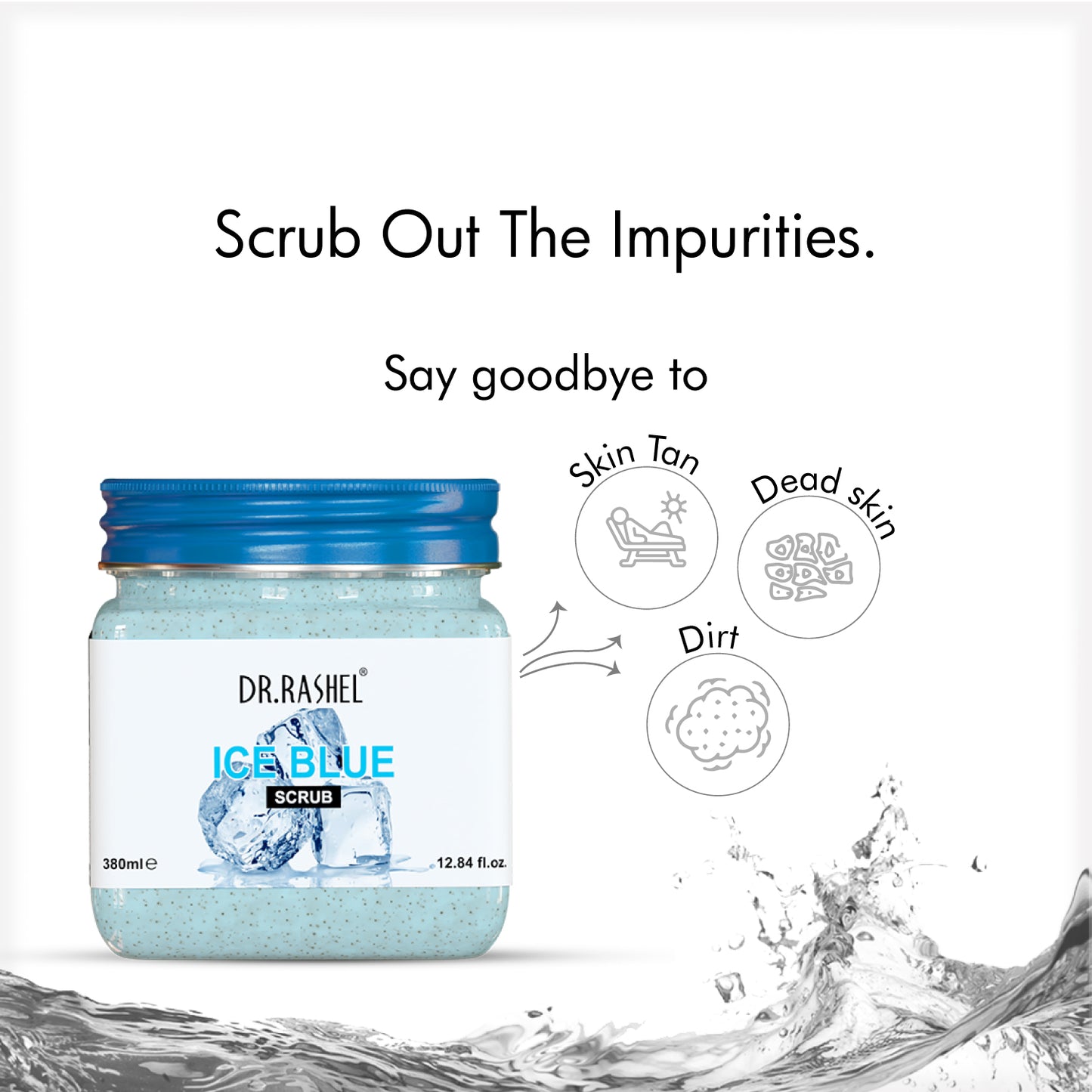 Ice Blue Scrub - 380 Ml