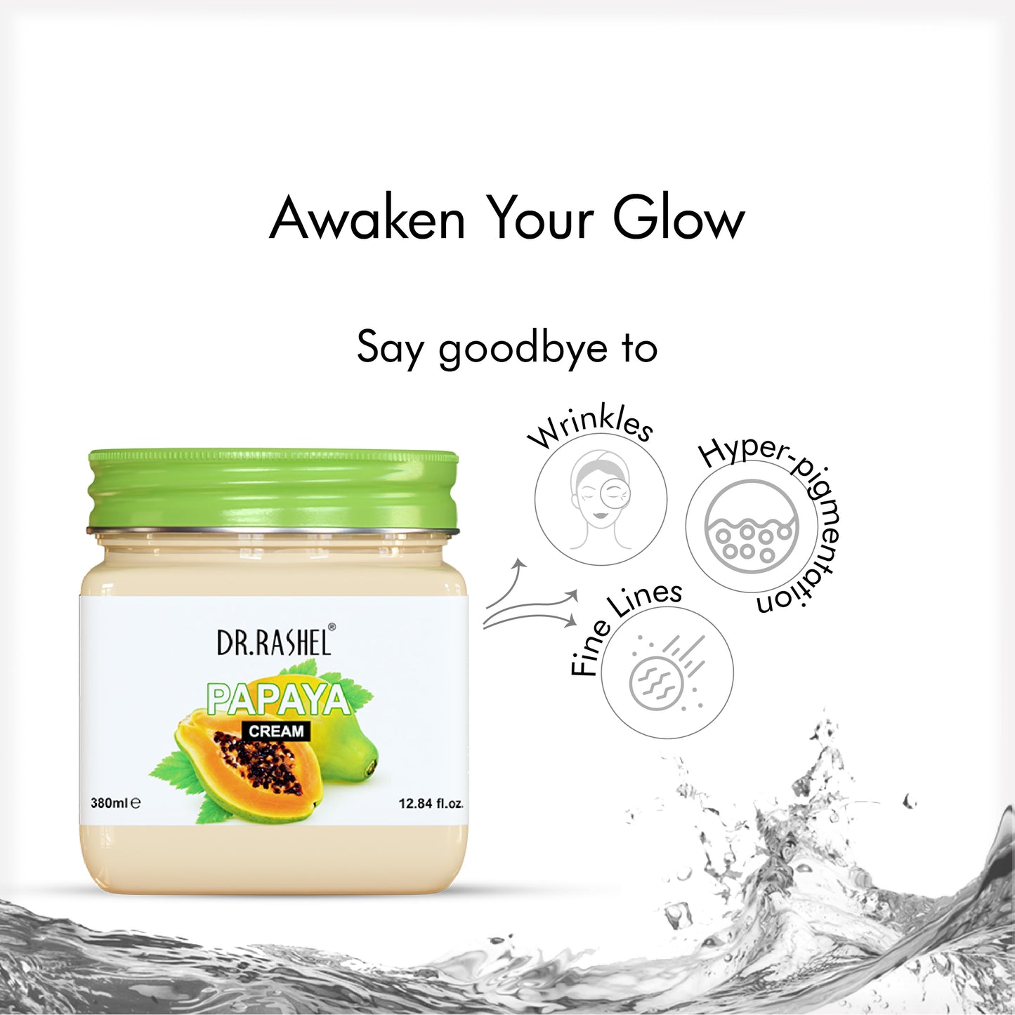 Papaya cream for acne, wrinkles, fine lines