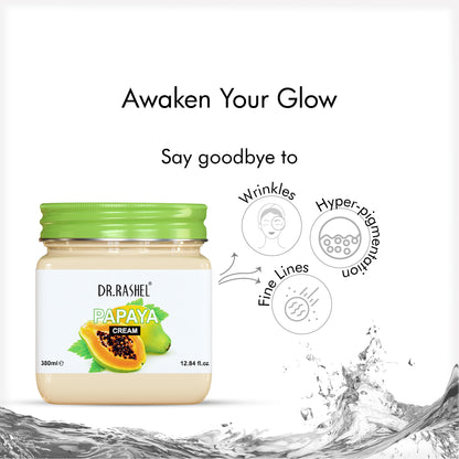 Papaya cream for acne, wrinkles, fine lines