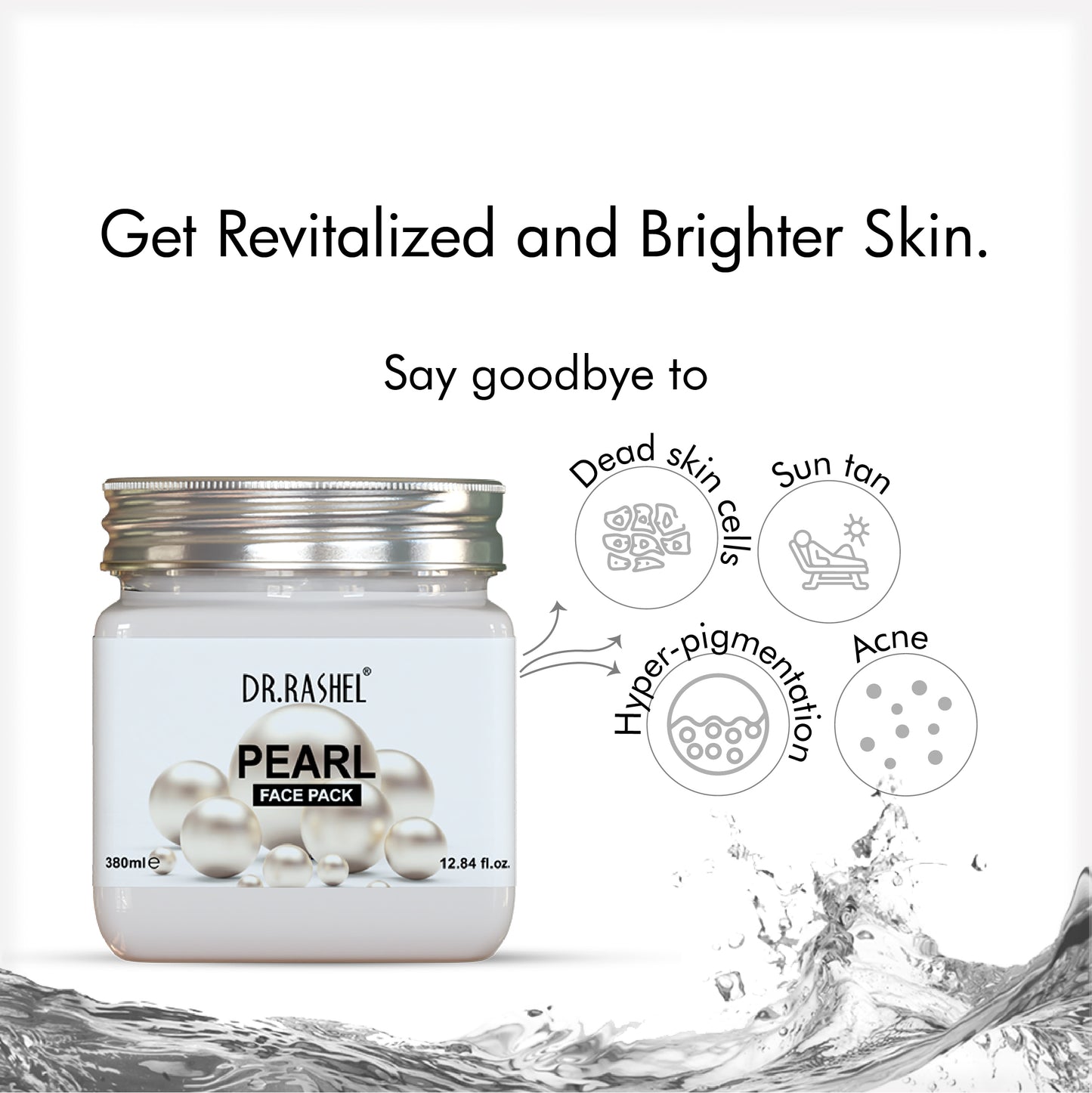 Pearl Face Pack for Men & Women - 380 ml