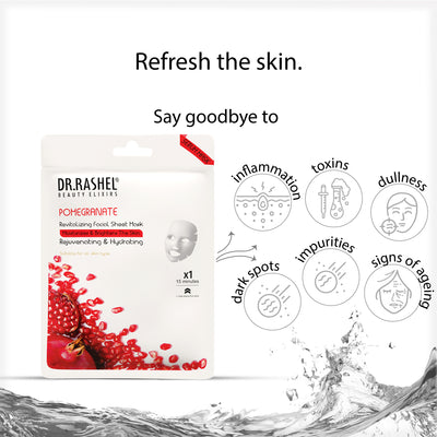 Pomegranate Sheet Mask with Serum (pack of 2)