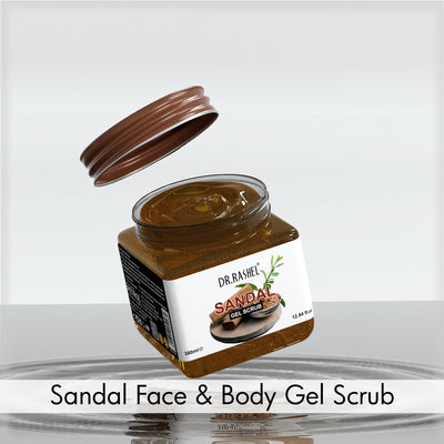 SANDAL FACE & BODY GEL SCRUB  - 380 ML