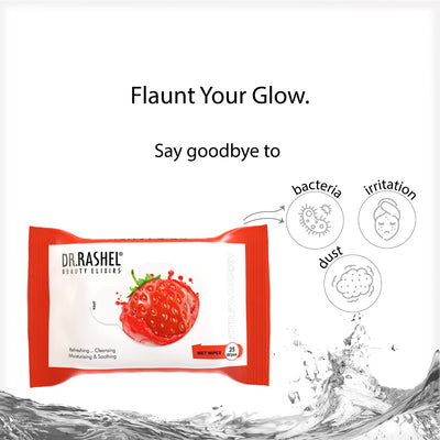 Strawberry Face Wet Wipes