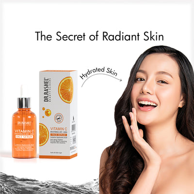 Vitamin C face serum, stay hydrated with Dr.Rashel vitamin C face serum,