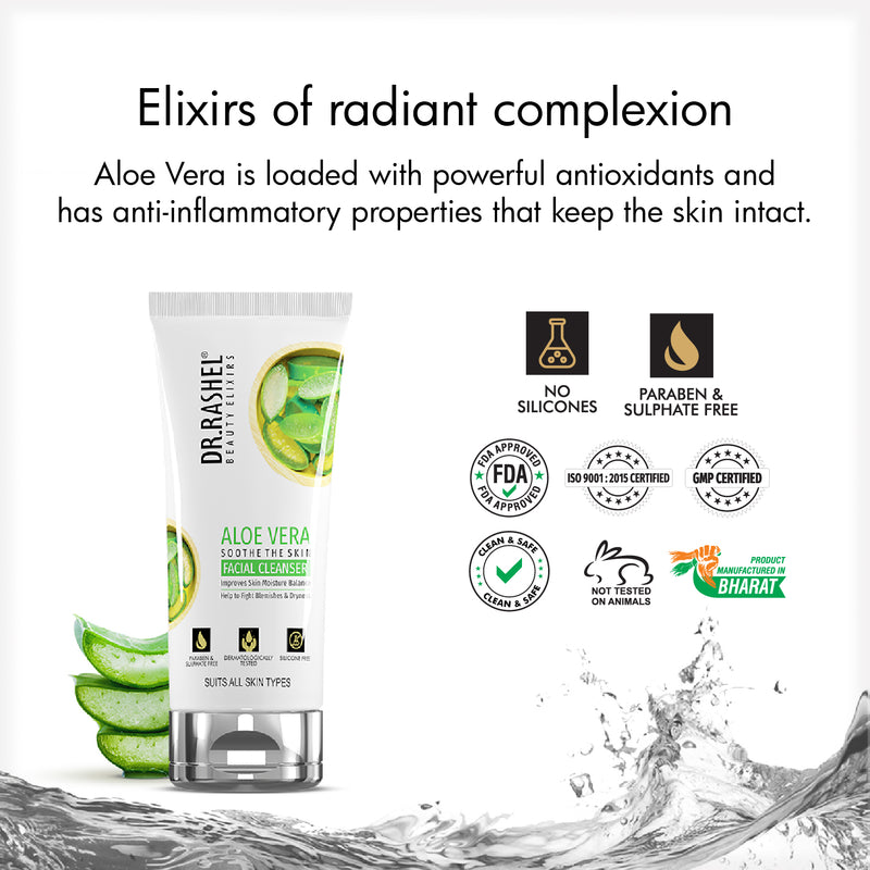 aloe vera cleanser for oily dry skin