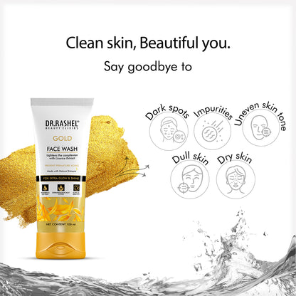 gold face wash benefits