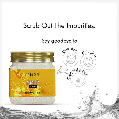 gold scrub cream