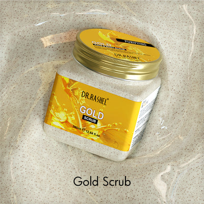 gold scrub