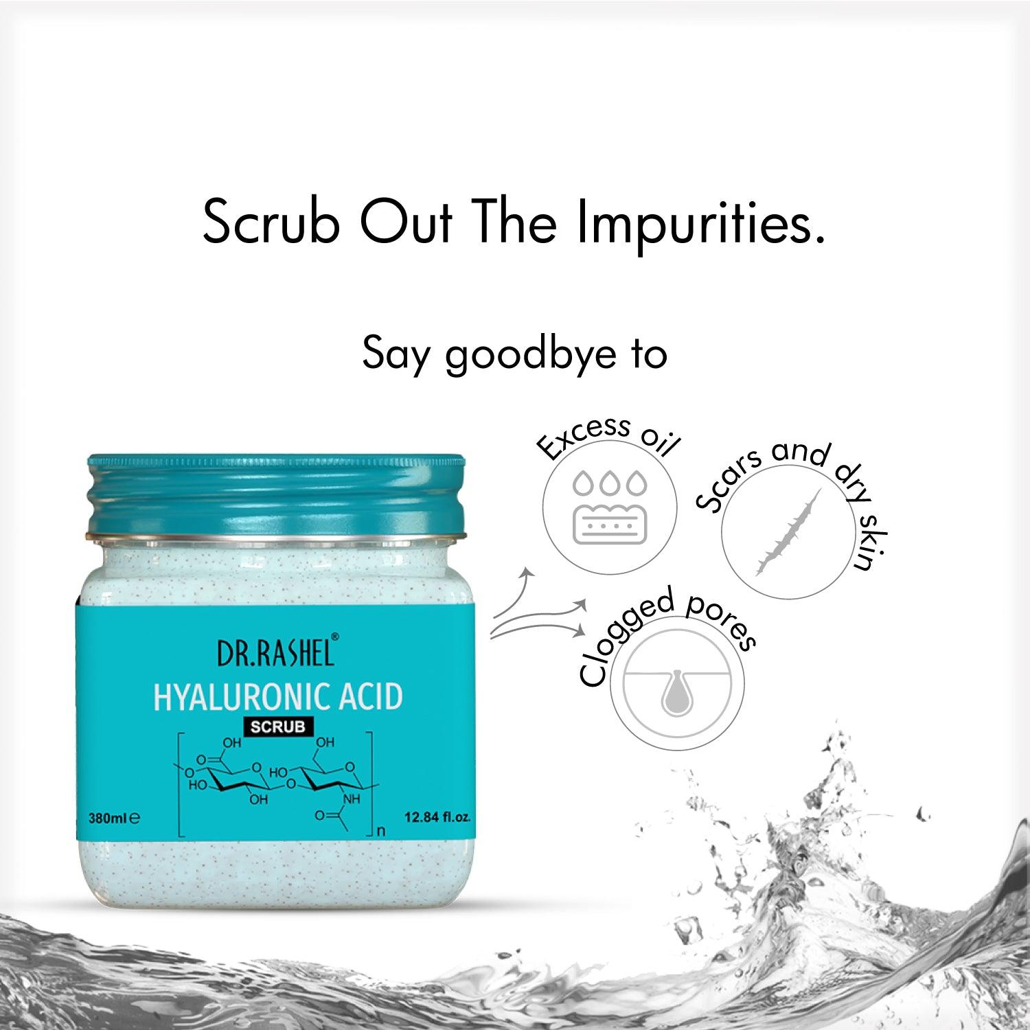 hyaluronic acid face scrub