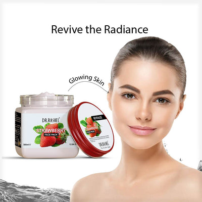 strawberry face pack for glowing skin